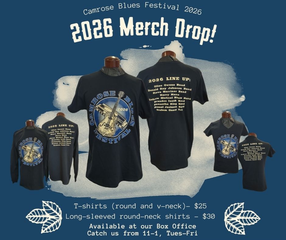 Camrose Blues Festival 2026 T-Shirts